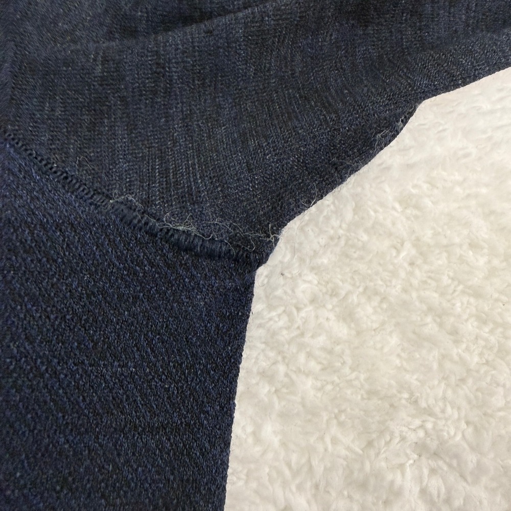 Athleta Remarkawool Turtleneck Baselayer Shirt Womens M Blue Wool Blend - Picture 5 of 8